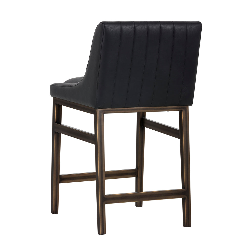 Halden Counter Stool - Vintage Black | Sunpan Furniture - 101746