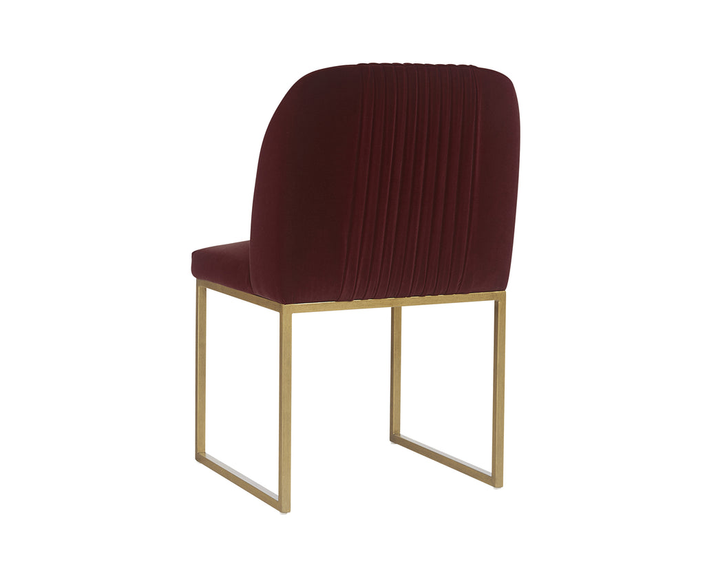 Nevin Dining Chair - Merlot | Sunpan Furniture - 104141