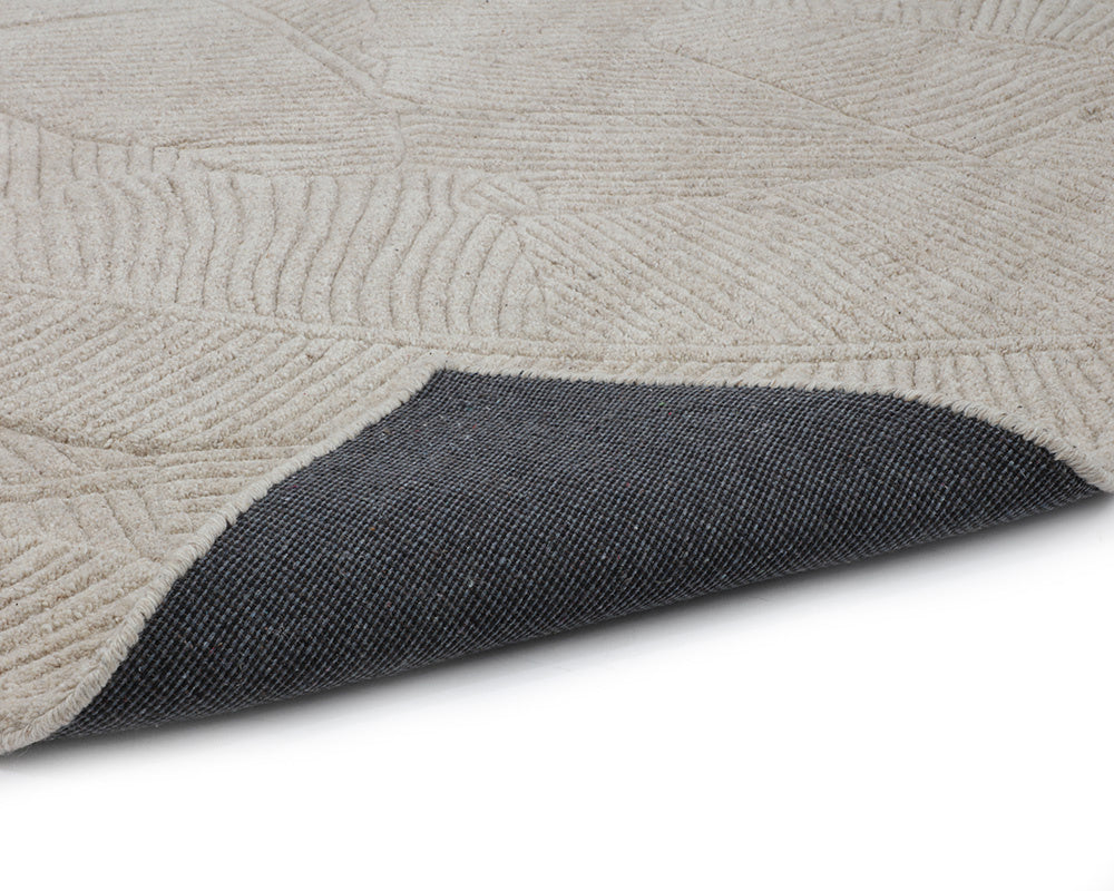 Calathea Hand-Tufted Rug - Oatmeal - 10' X 14' | Sunpan Furniture - 109364