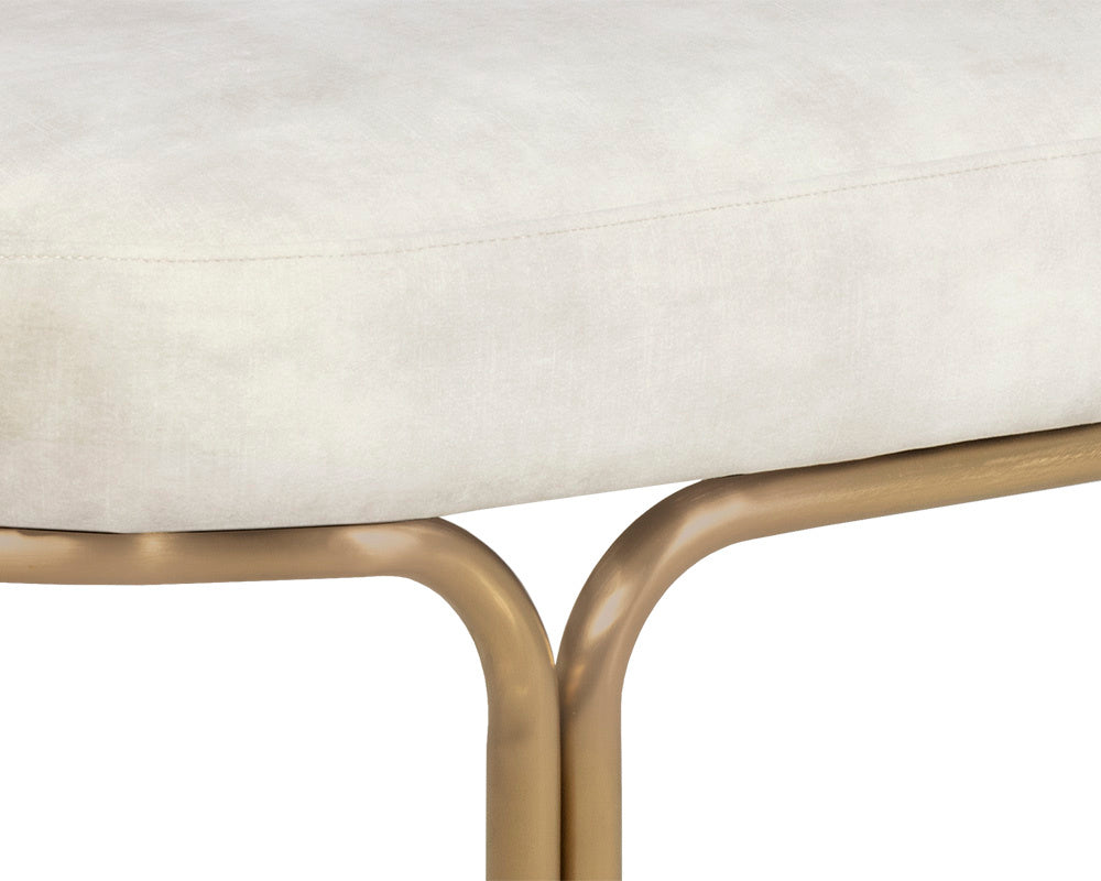 Gwen Bench - Nono Cream | Sunpan Furniture - 107584