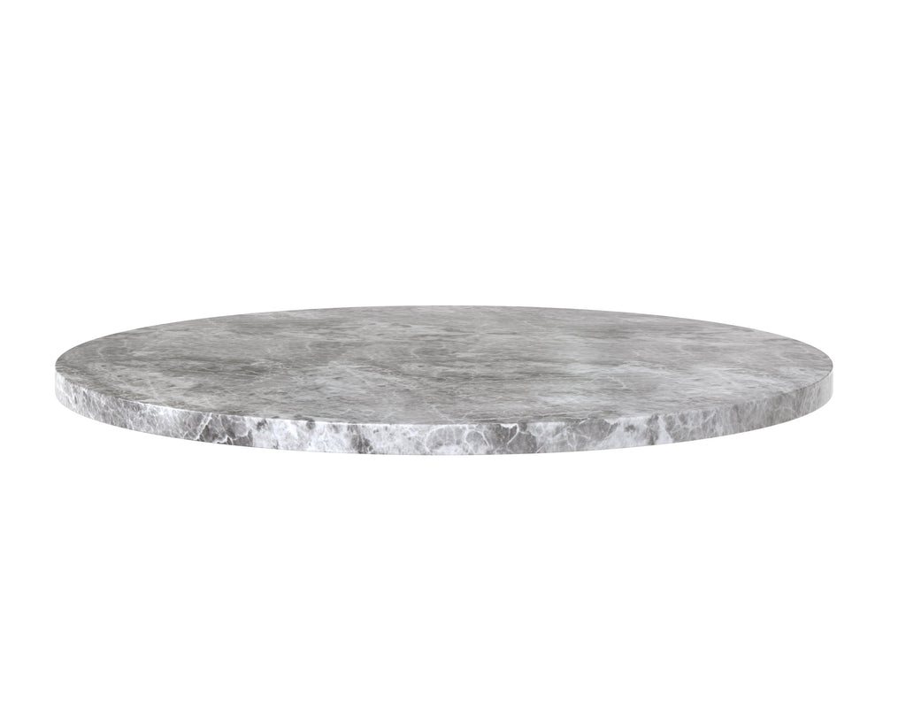 Cypher Dining Table Top - Marble Look - Grey - 55" | Sunpan Furniture - 107582