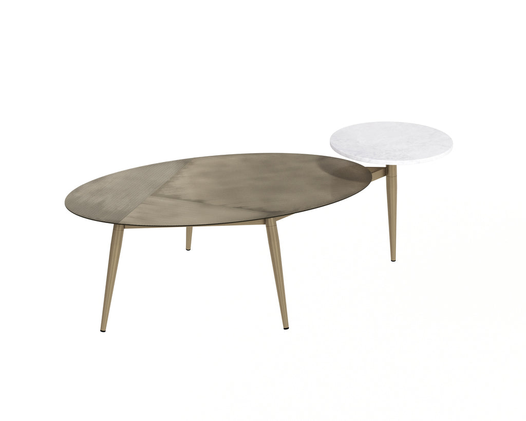 Tuner Coffee Table - Oval | Sunpan Furniture - 109634