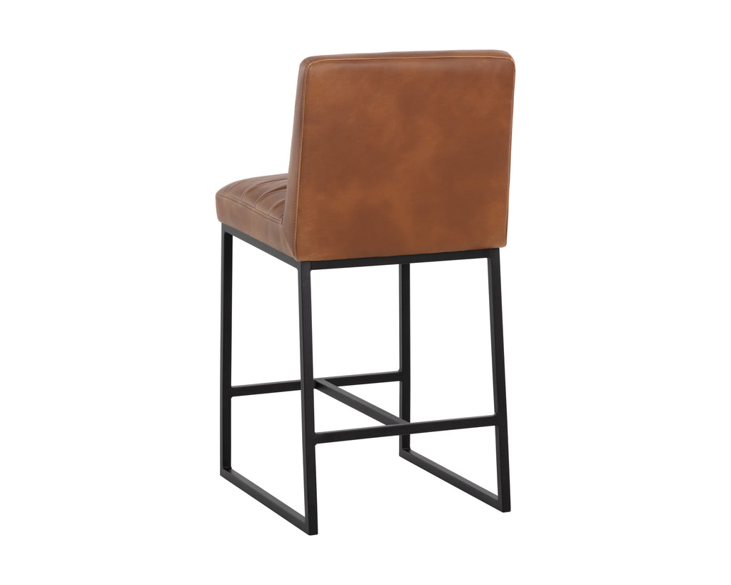 Spyros Counter Stool - Tobacco Tan | Sunpan Furniture - 107763