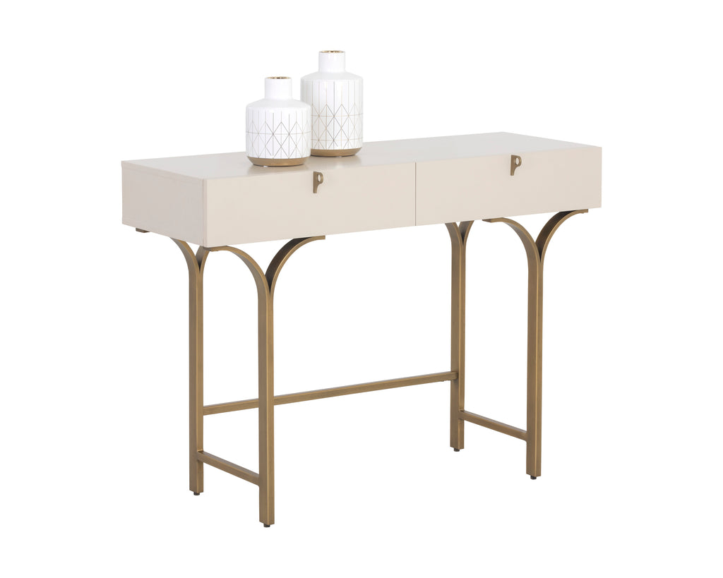 Celine Console Table - Cream | Sunpan Furniture - 107849