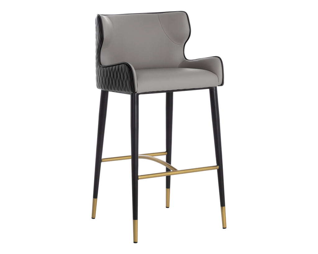 Gianni Barstool - Dillon Stratus / Dillon Black | Sunpan Furniture - 109036