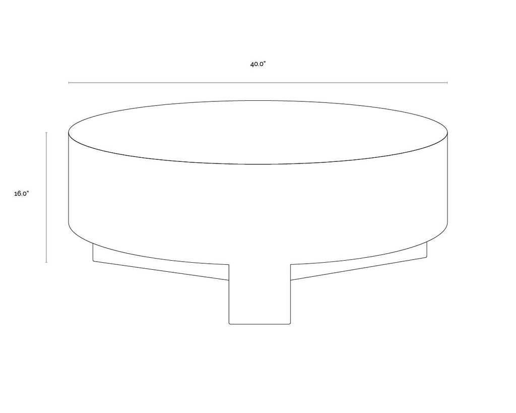 Mirella Coffee Table | Sunpan Furniture - 110474