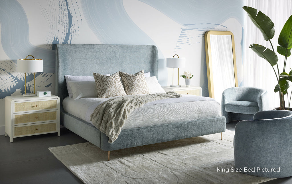 Tierra Bed - King - Bergen French Blue | Sunpan Furniture - 109787