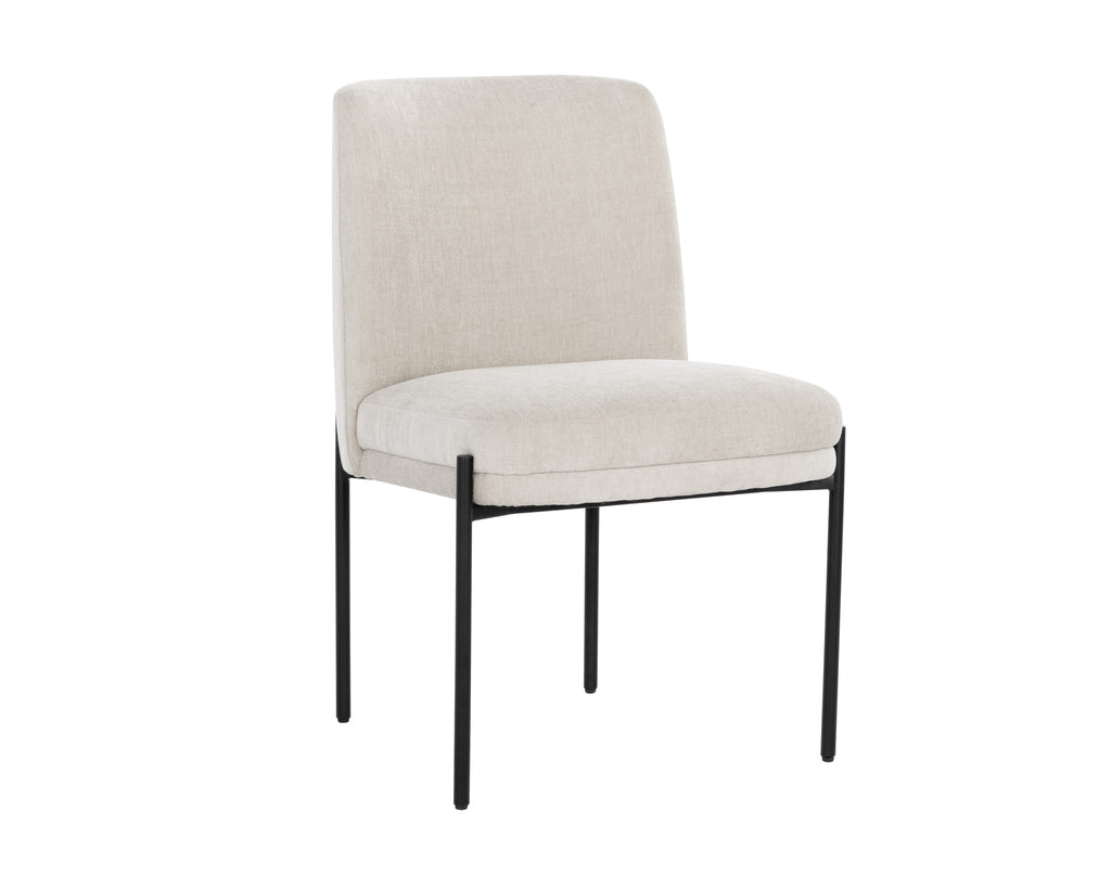 Richie Dining Chair - Black - Danny Ivory | Sunpan Furniture - 108860