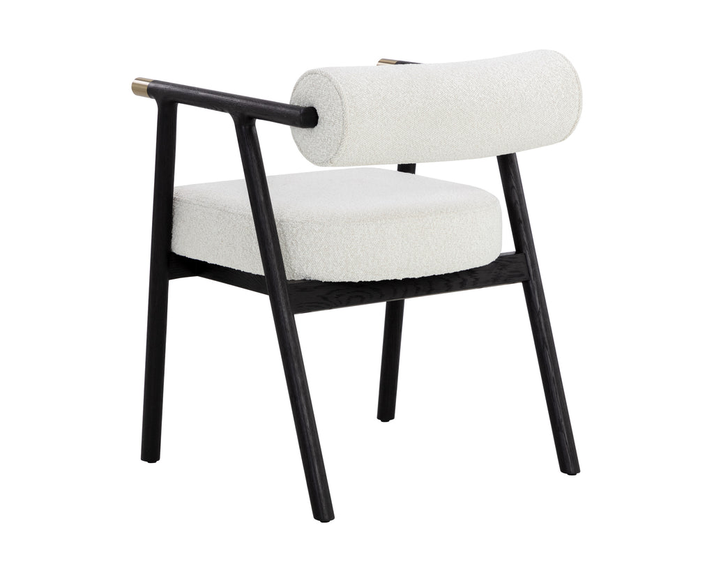 Sova Dining Armchair - Copenhagen White | Sunpan Furniture - 111340