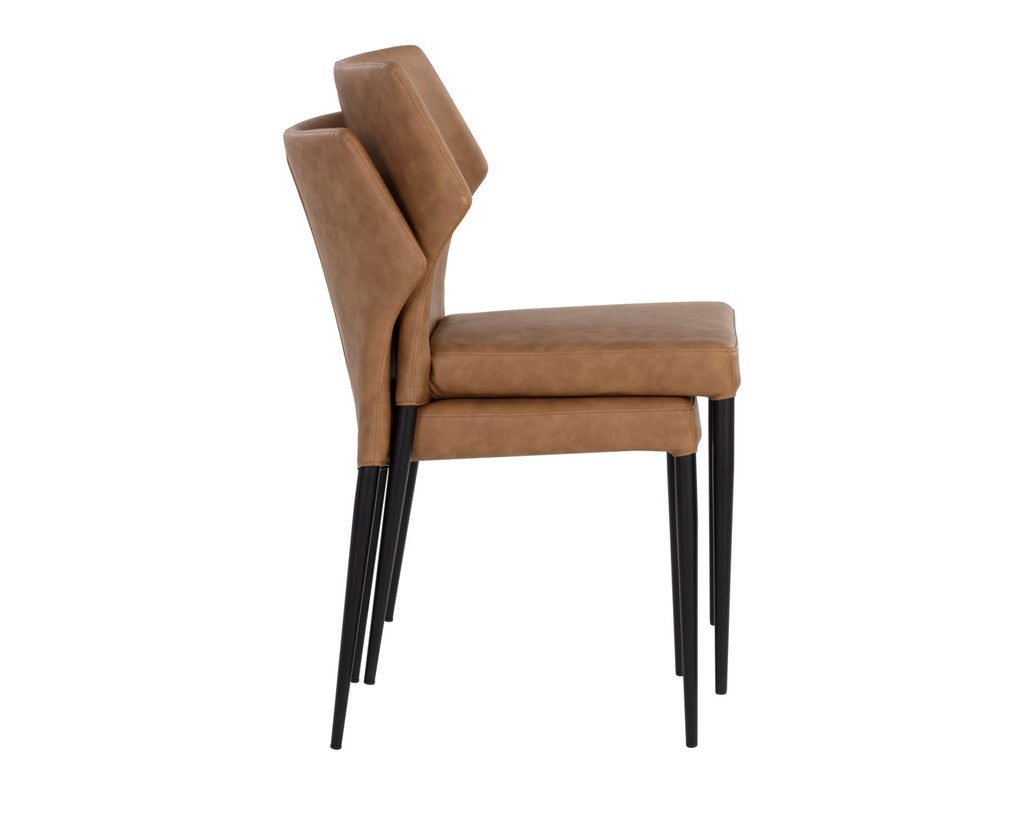 James Stackable Dining Chair - Bounce Nut | Sunpan Furniture - 107685