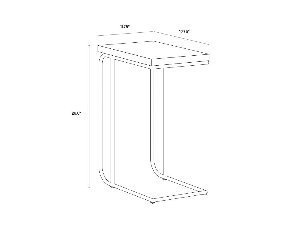 Lucius End Table | Sunpan Furniture - 102167