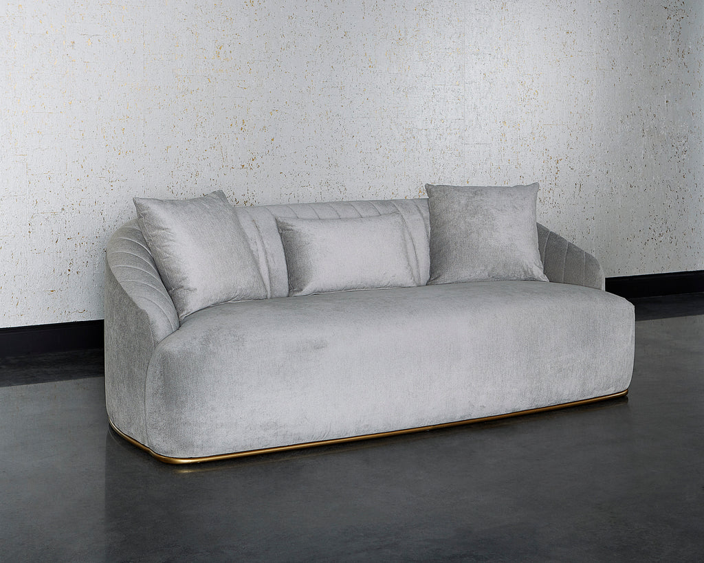 Astrid Sofa - Polo Club Stone | Sunpan Furniture - 105334