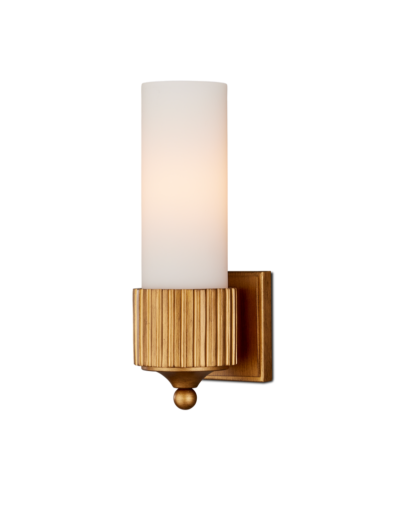 Currey & Co Bryce Gold Bath Wall Sconce | 5800-0049