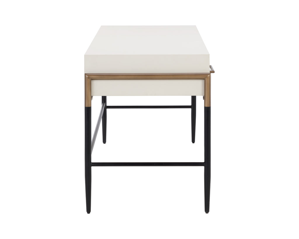 Weldrick Desk - Oyster | Sunpan Furniture - 110814