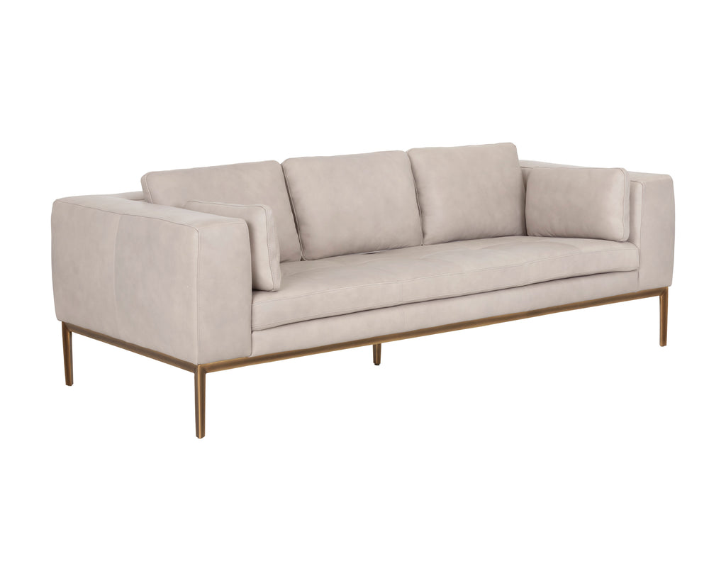 Burr Sofa - Bali Bone Leather | Sunpan Furniture - 106598