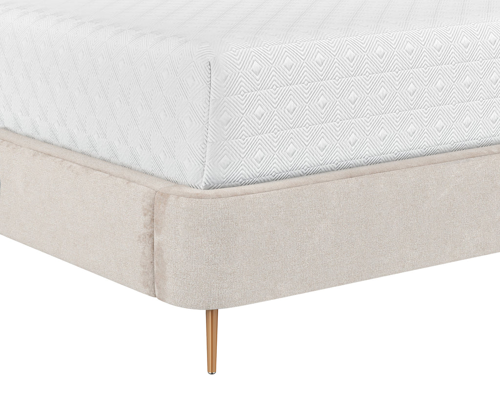 Tierra Bed - Queen - Bergen Taupe | Sunpan Furniture - 110346