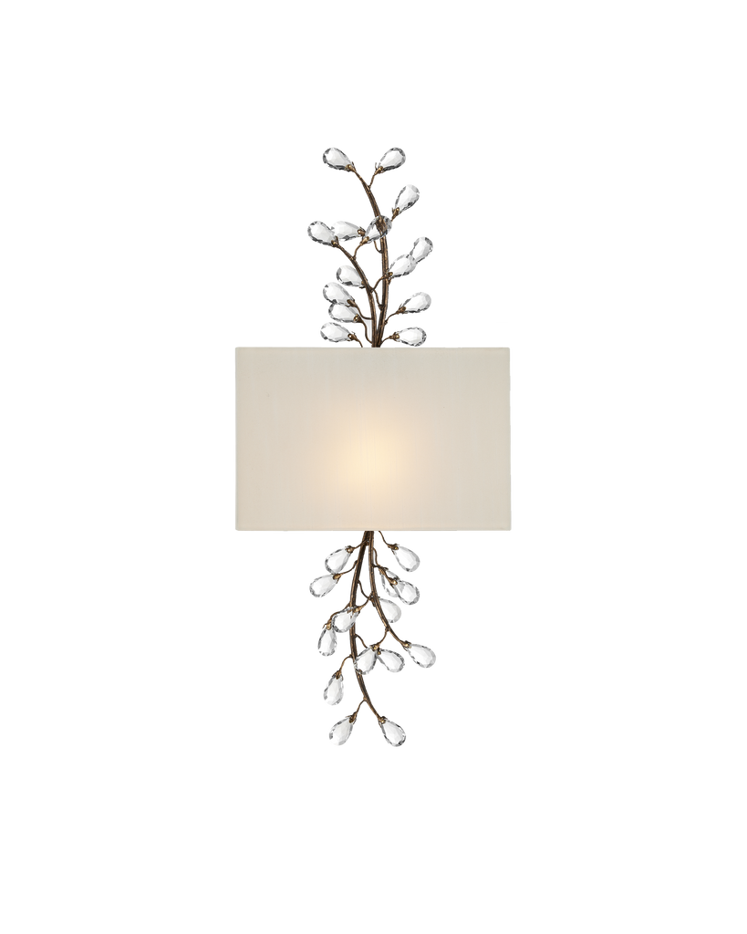 Currey & Co Crystal Bud Tall Wall Sconce | 5900-0051