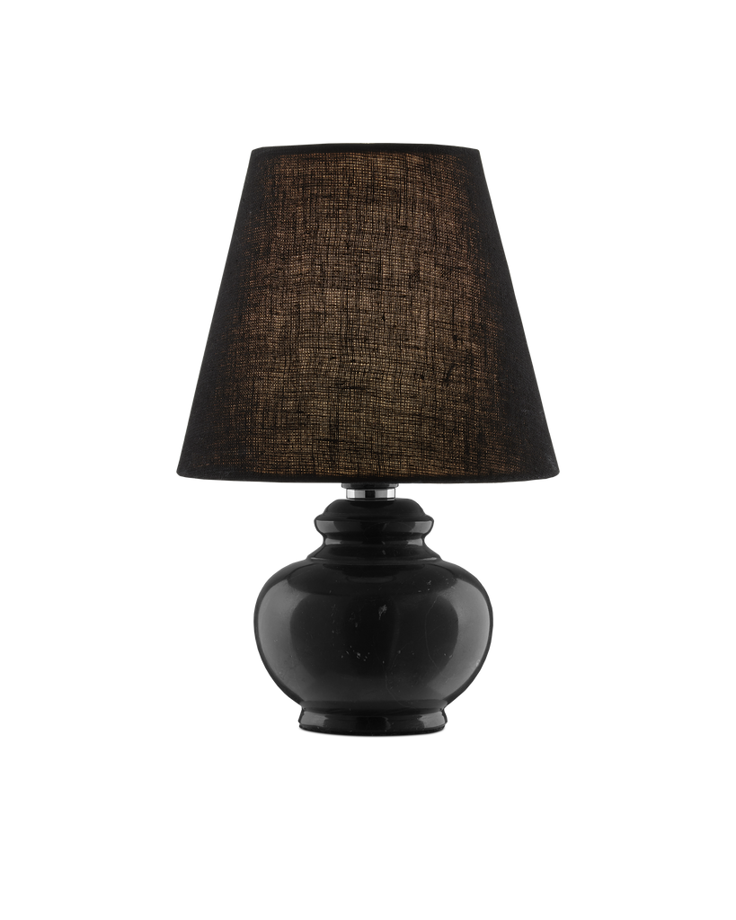 Currey & Co Piccolo Black Mini Table Lamp | 6000-0807