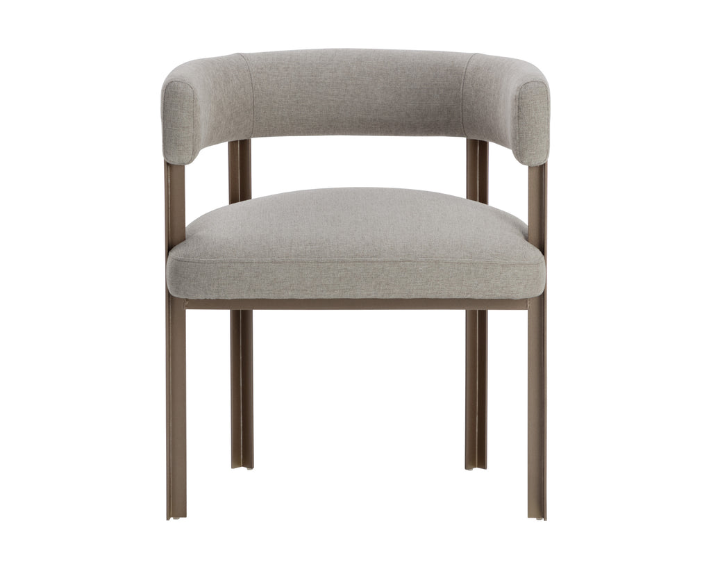 Mae Dining Armchair - Ernst Sandstone | Sunpan Furniture - 109377