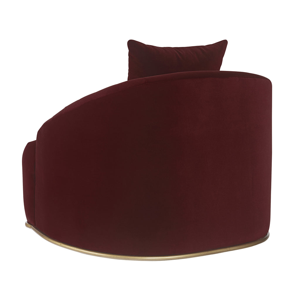 Astrid Armchair - Merlot | Sunpan Furniture - 104138