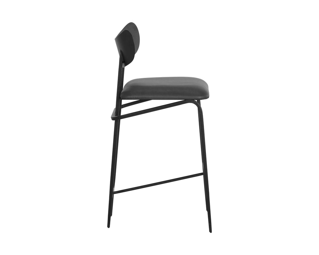 Gibbons Counter Stool - Black - Bravo Portabella | Sunpan Furniture - 107064