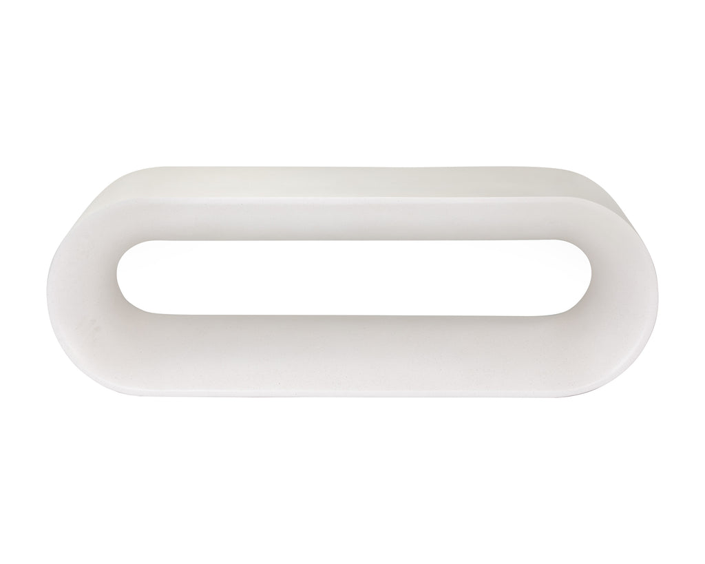 Capsule Bench - White | Sunpan Furniture - 105720