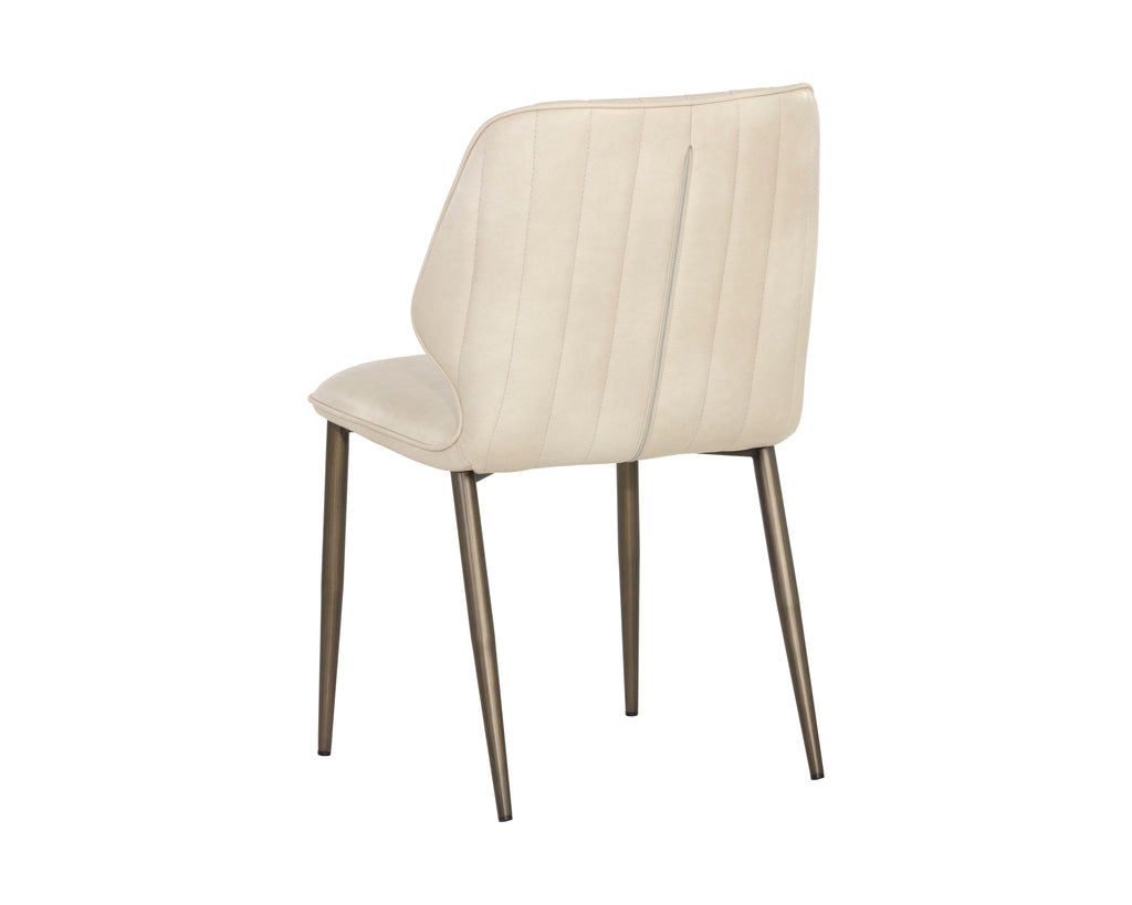 Clinton Dining Chair - Bronze - Bravo Cream | Sunpan Furniture - 106695