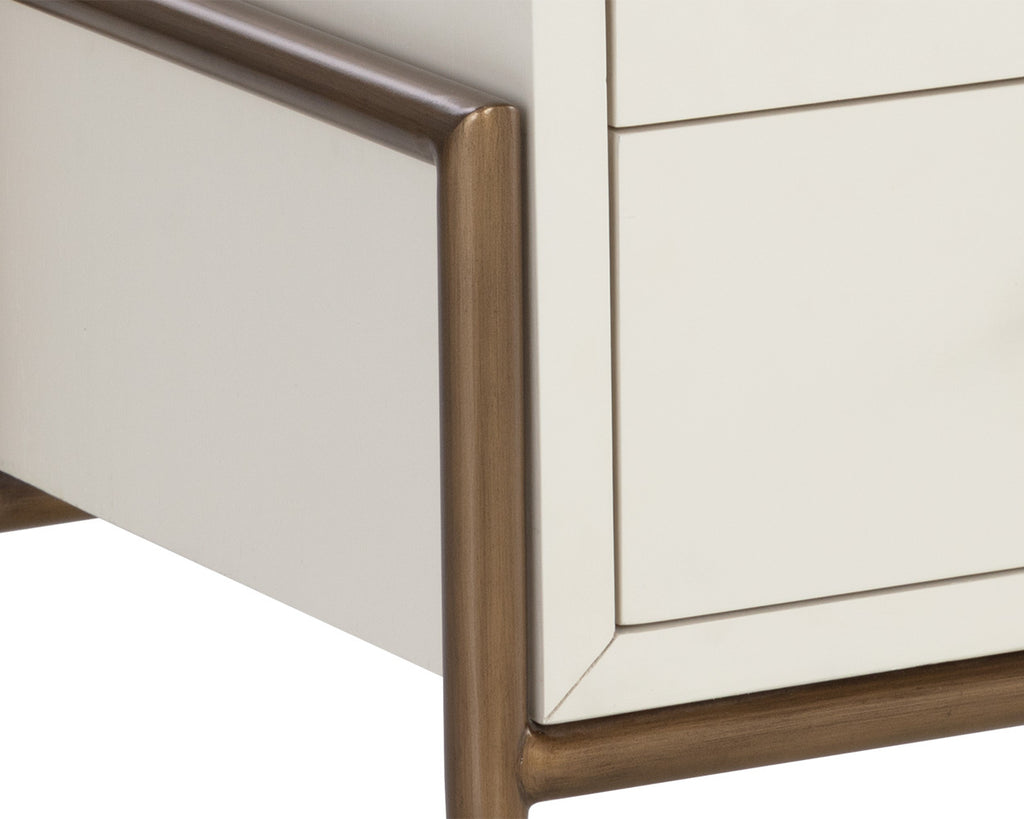 Weldrick Nightstand - Oyster | Sunpan Furniture - 110813