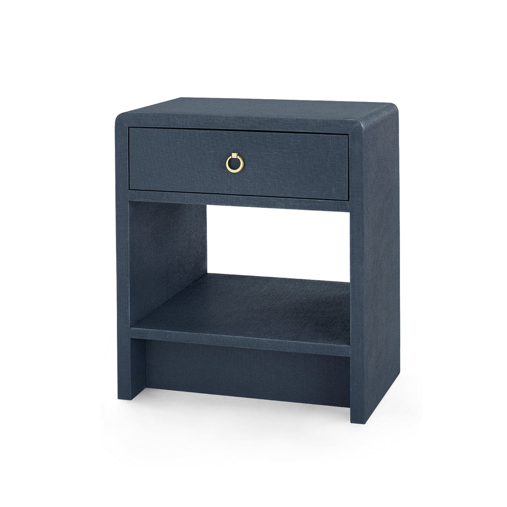 Benjamin Linen 1-Drawer Side Table | Villa & House  - BEN-110-5198