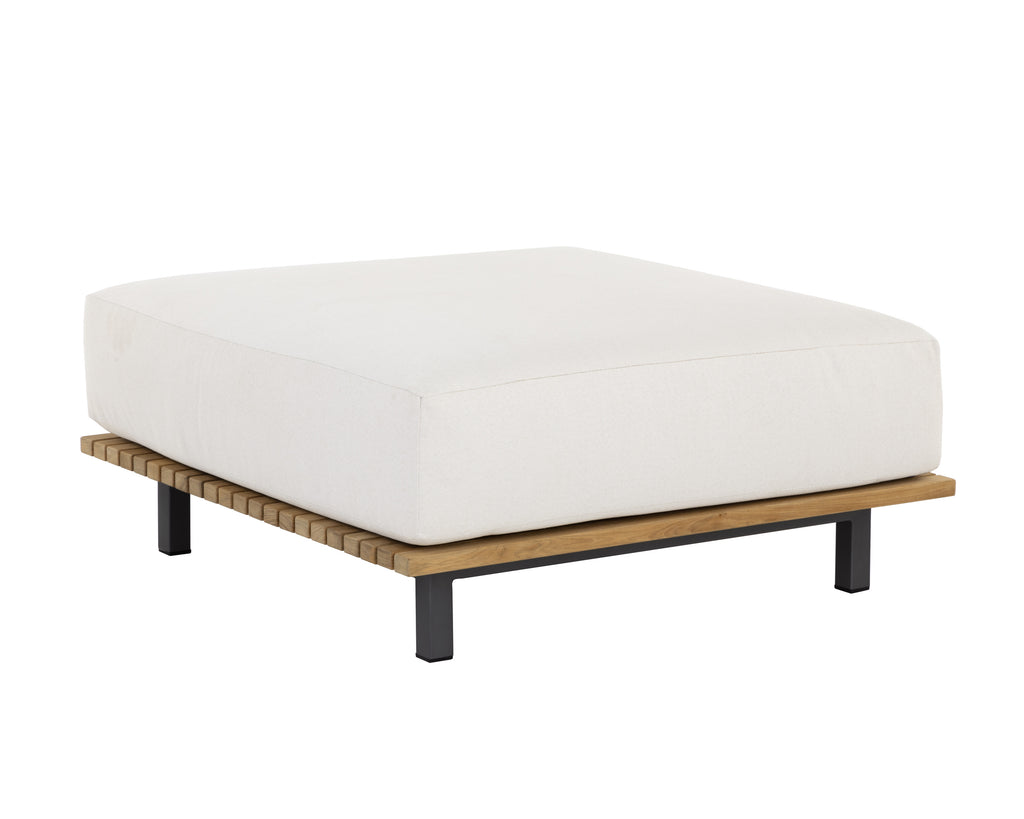 Geneve Modular - Ottoman - Palazzo Cream | Sunpan Furniture - 109533