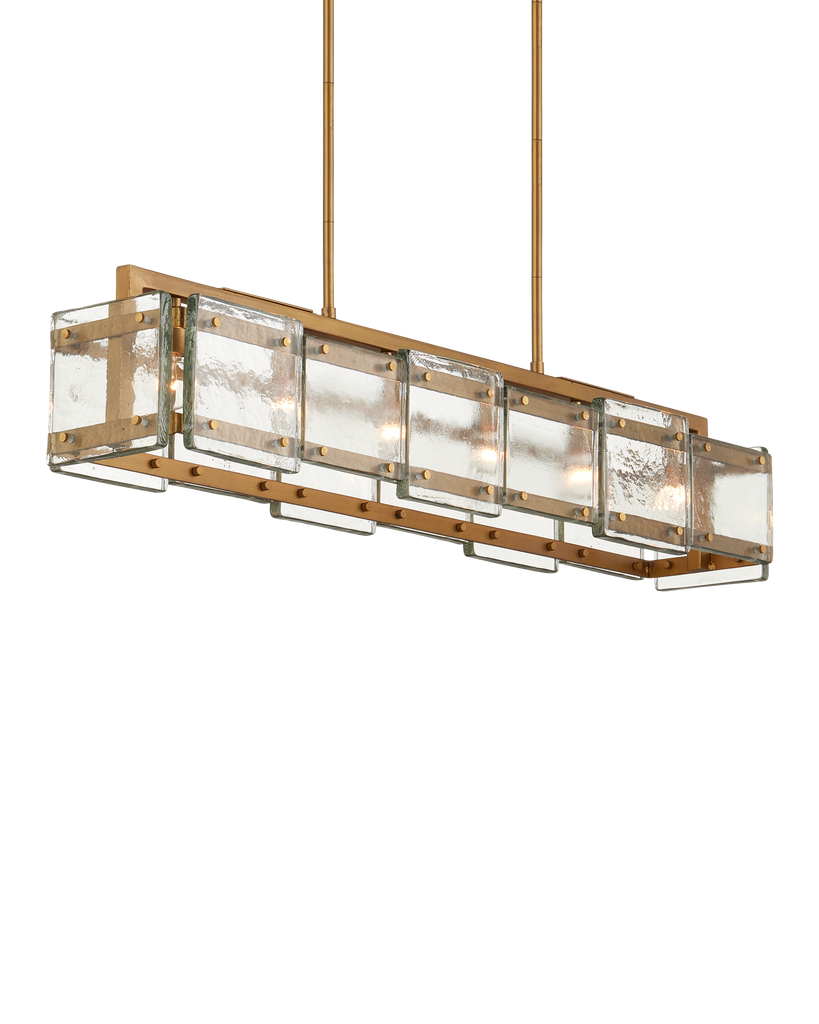 Currey & Co Countervail Rectangular Chandelier | 9000-1165