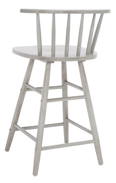 Safavieh Jay Wood Counter Stool - Grey