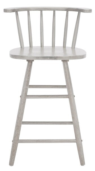 Safavieh Jay Wood Counter Stool - Grey