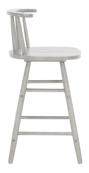 Safavieh Jay Wood Counter Stool - Grey