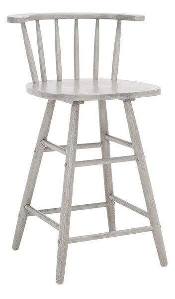 Safavieh Jay Wood Counter Stool - Grey