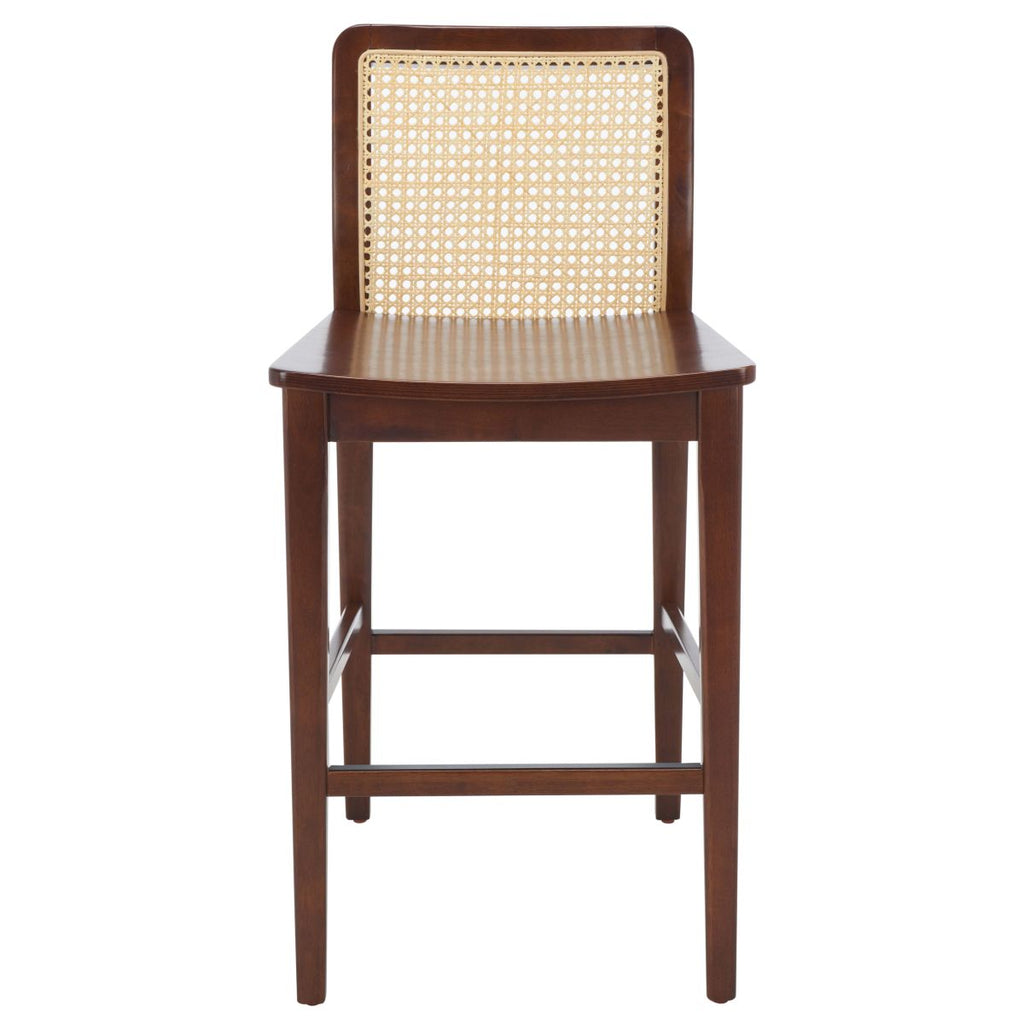 Safavieh Benicio Rattan Counter Stool (Set of 2), BST1506