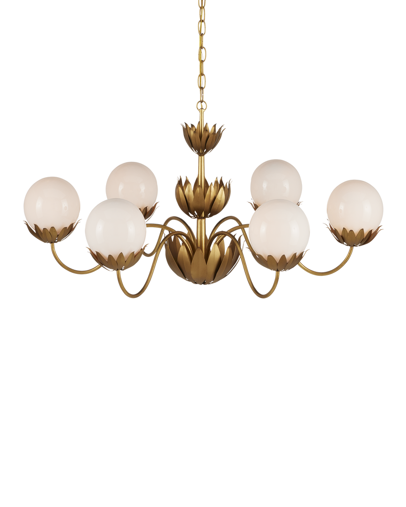 Currey & Co Mirasole Gold Chandelier | 9000-1096