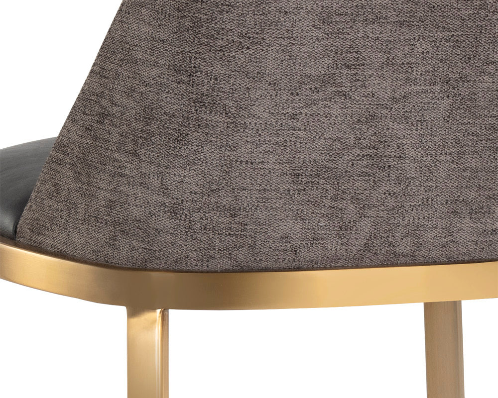 Dover Barstool - Bravo Portabella / Sparrow Grey | Sunpan Furniture - 107574