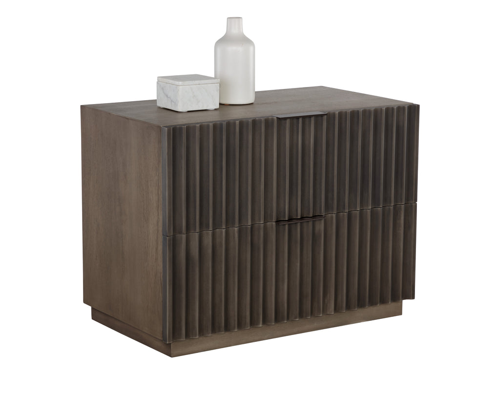 Carlin Nightstand - Taupe | Sunpan Furniture - 110640