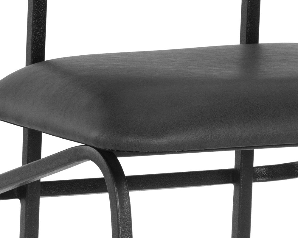 Gibbons Barstool - Black - Bravo Portabella | Sunpan Furniture - 107063