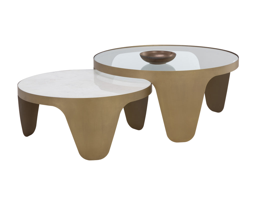 Mysaria Nesting Coffee Tables (Set Of 2) | Sunpan Furniture - 110200