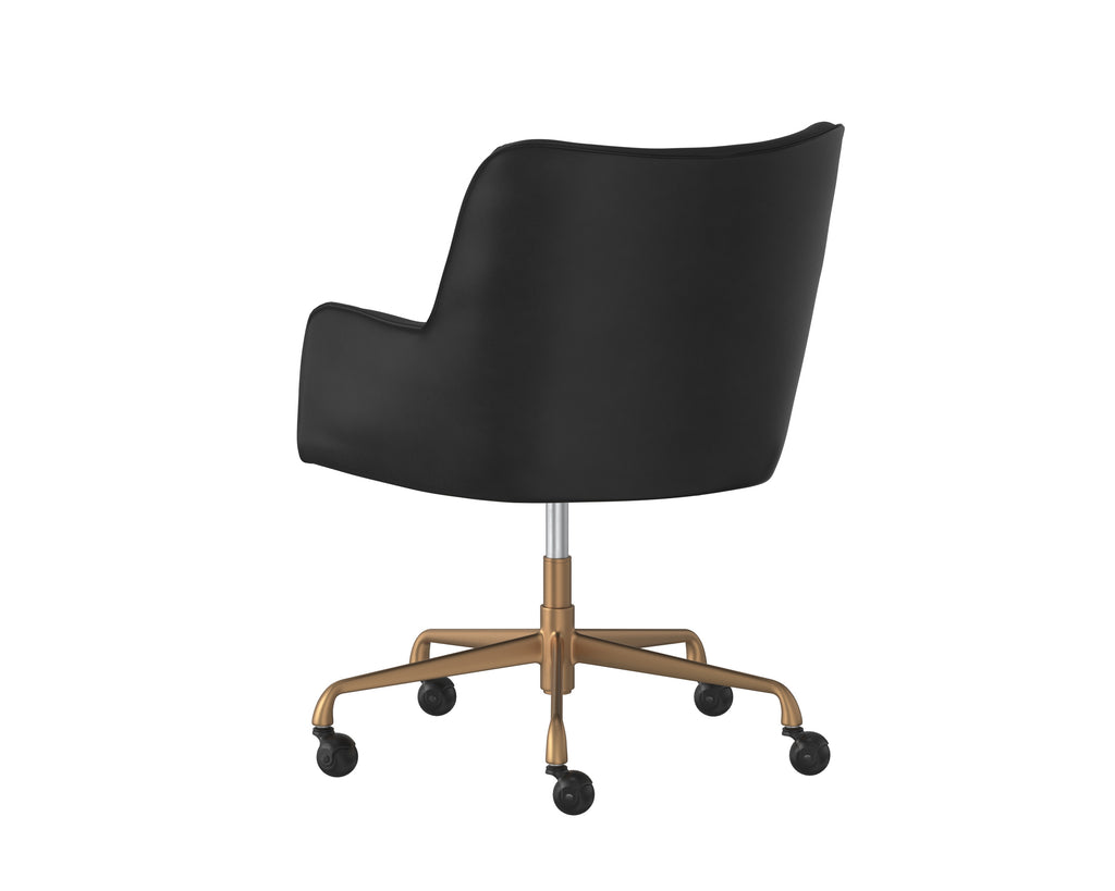 Franklin Office Chair - Vintage Black | Sunpan Furniture - 108728