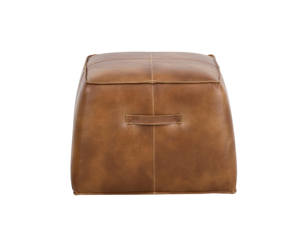 Aspen Ottoman - Tobacco Tan | Sunpan Furniture - 102832