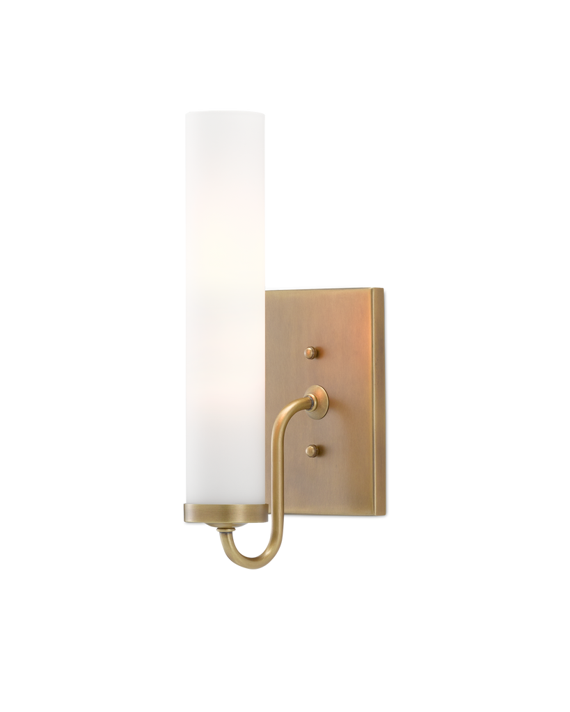 Currey & Co Brindisi Brass Wall Sconce | 5800-0010