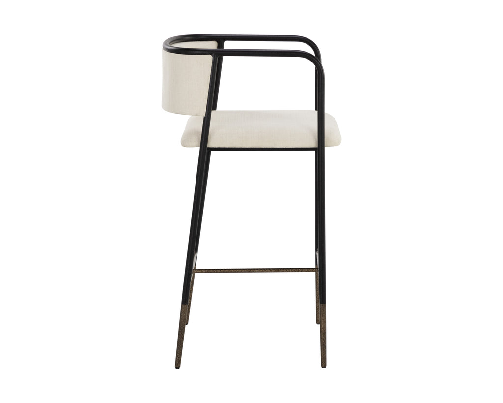 Brenan Counter Stool - Zenith Alabaster | Sunpan Furniture - 110613