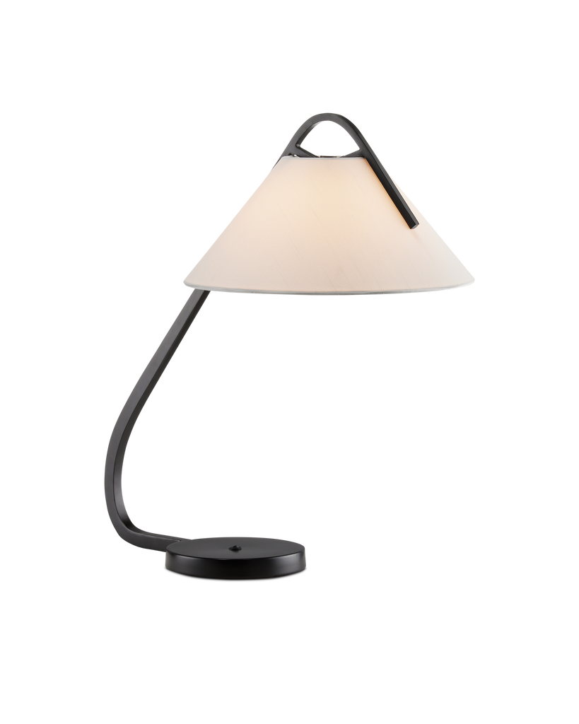 Currey & Co Frey Black Desk Lamp | 6000-0780