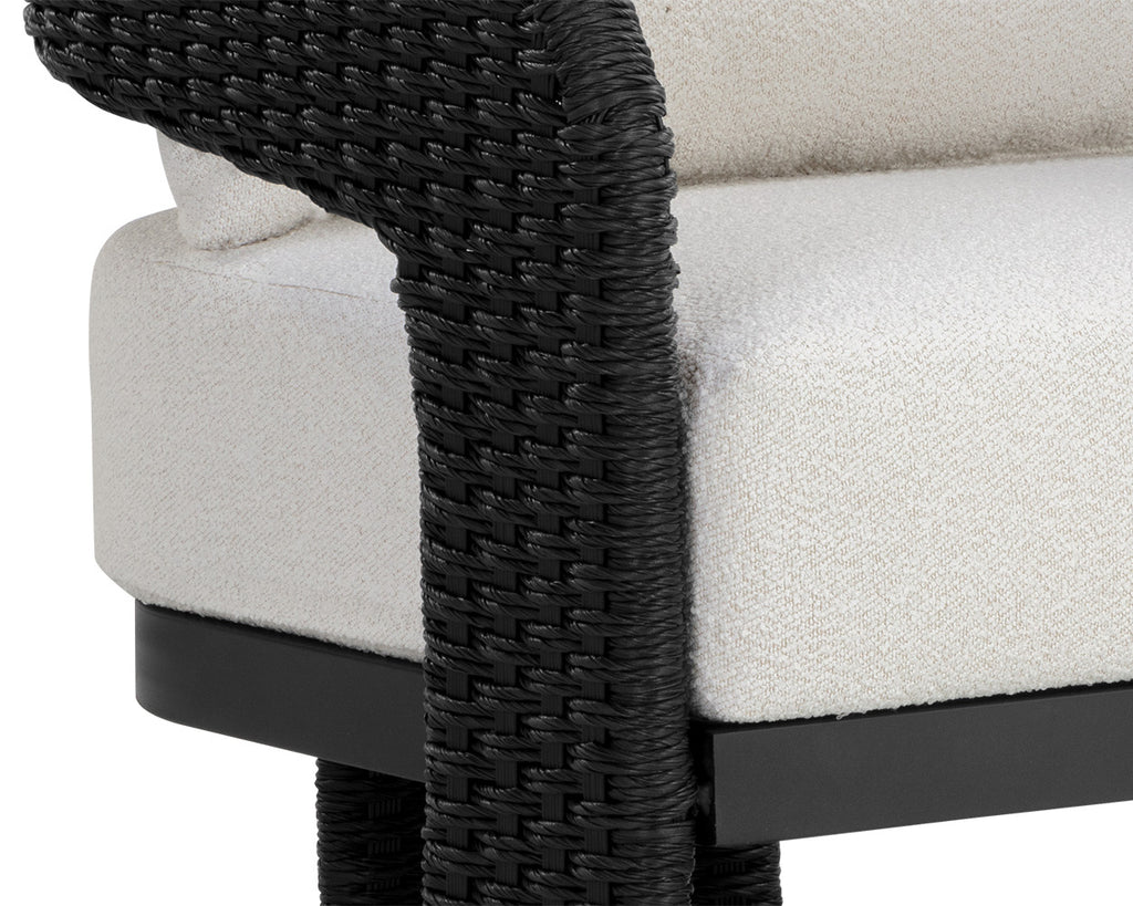 Pylos Lounge Chair - Black - Louis Cream | Sunpan Furniture - 111681