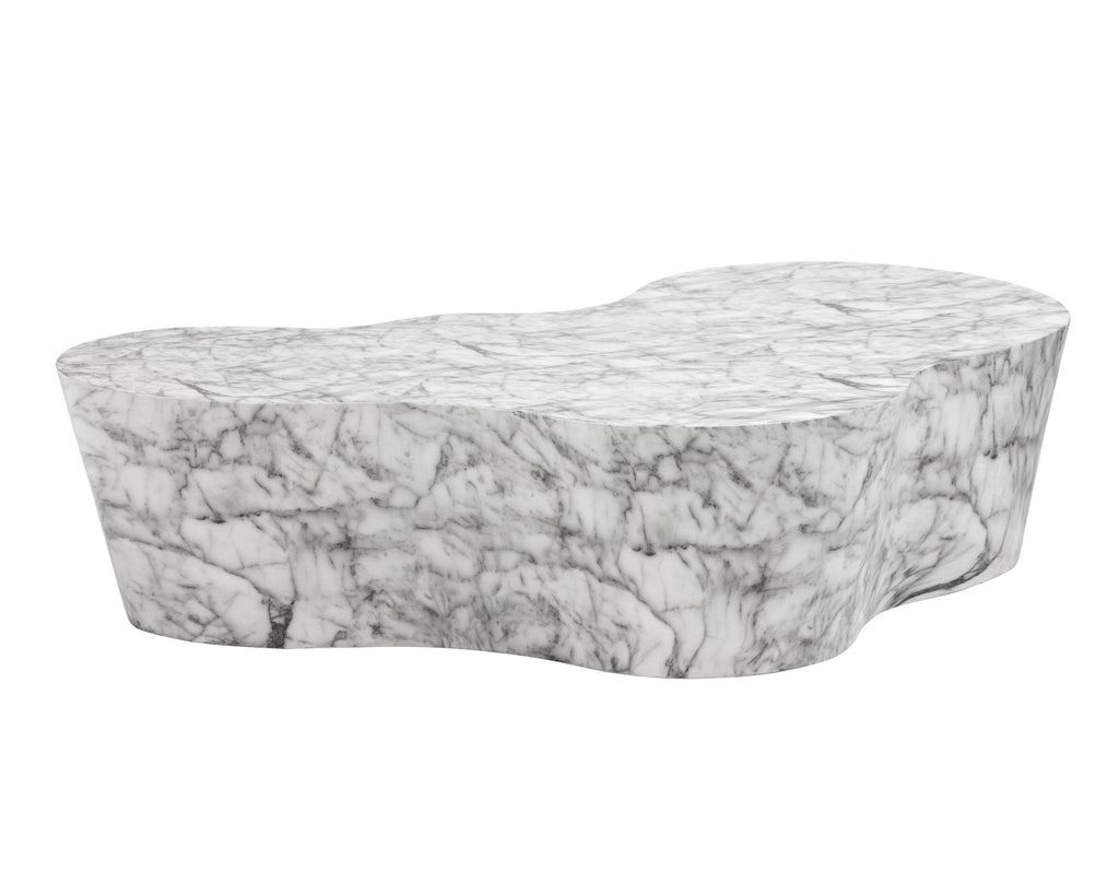 Ava Coffee Table - Marble Look | Sunpan Furniture - 103309