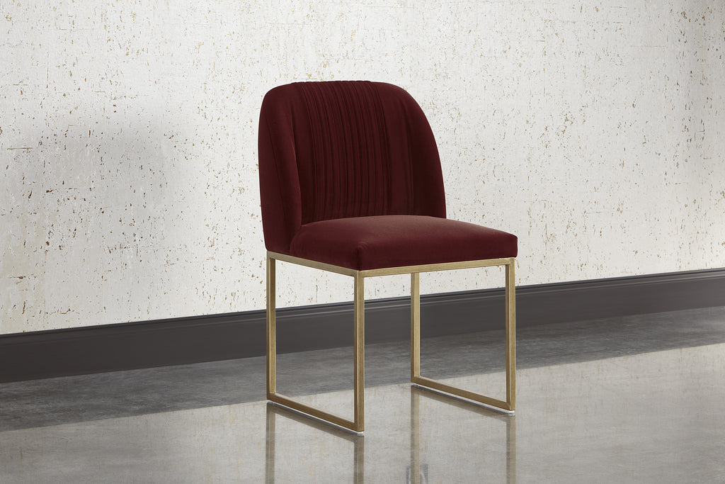 Nevin Dining Chair - Merlot | Sunpan Furniture - 104141