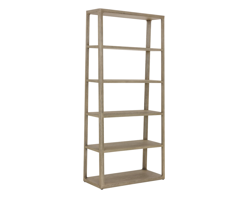 Doncaster Bookcase - Large - Smoke Grey | Sunpan Furniture - 107734